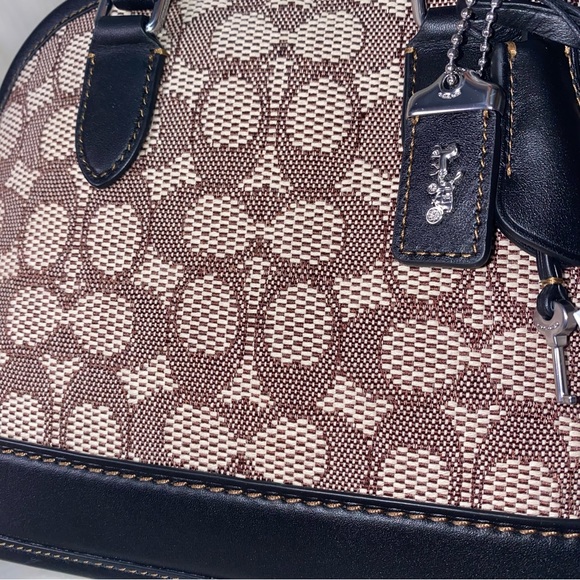Coach Revel Bag 24 In Signature Textile Jacquard New - Picture 16 of 16